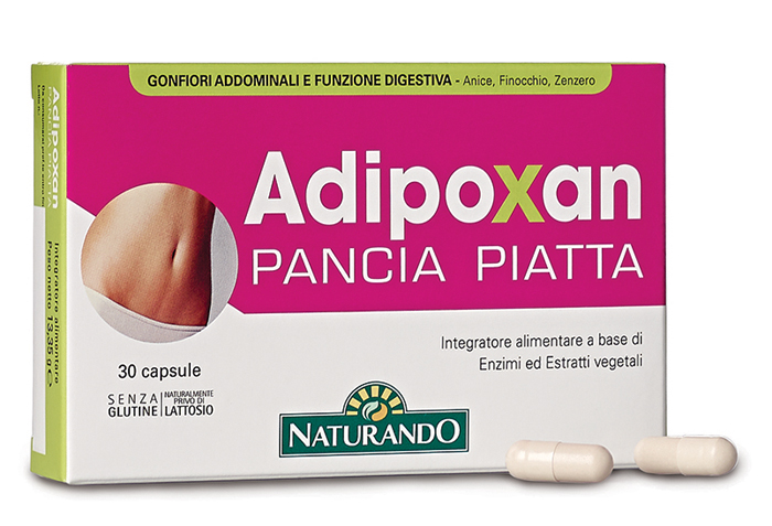 ADIPOXAN PANCIA PIATTA 30 CAPSULE - farmachicca