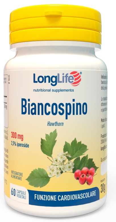 LONGLIFE BIANCOSPINO 60 CAPSULE VEGETALI - farmachicca