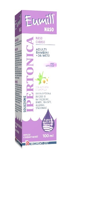 EUMILL NASO SPRAY SOLUZIONE IPERTONICA 100 ML - farmachicca