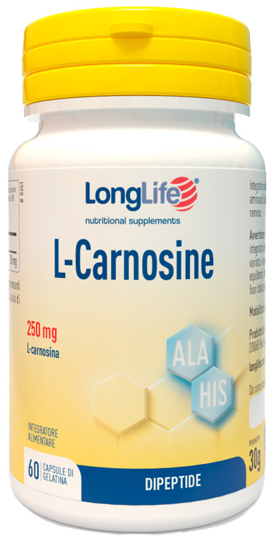 LONGLIFE L-CARNOSINE 60 CAPSULE - farmachicca