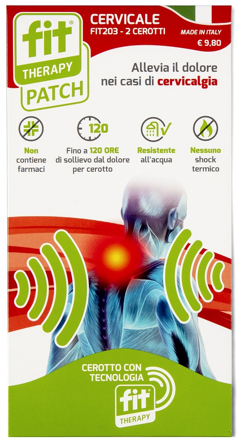 CEROTTO FIT THERAPY CERVICALE 2 PEZZI - farmachicca