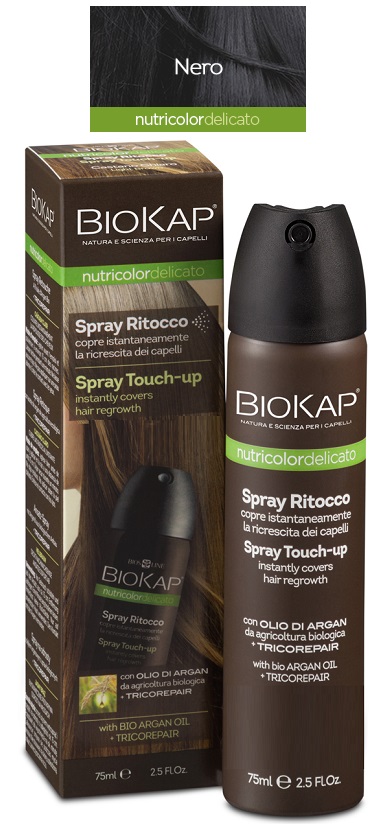 BIOS LINE BIOKAP NUTRICDEL SPRAY RITOCCO NERO 75 ML - farmachicca