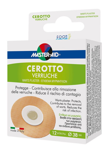 CEROTTO VERRUCHE MASTER-AID FOOT CARE 12 PEZZI - farmachicca