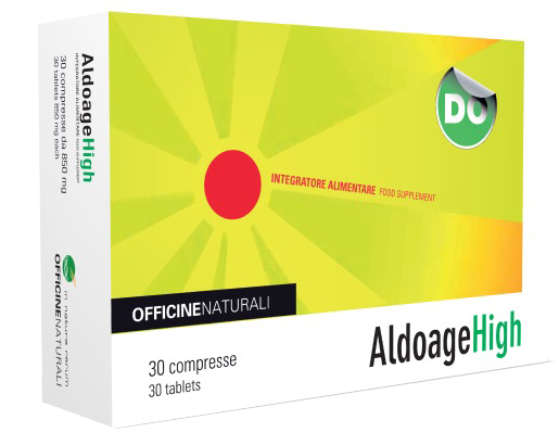 ALDOAGE HIGH 30 COMPRESSE 850 MG - farmachicca