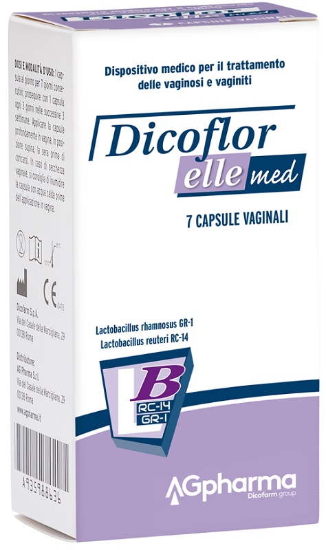DICOFLOR ELLE MED 7 CAPSULE VAGINALI - farmachicca