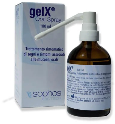 GEL SPRAY ORALE PER TRATTAMENTO SINTOMATICO SEGNI E SINTOMI ASSOCIATI ALLE MUCOSITI ORALI - farmachicca