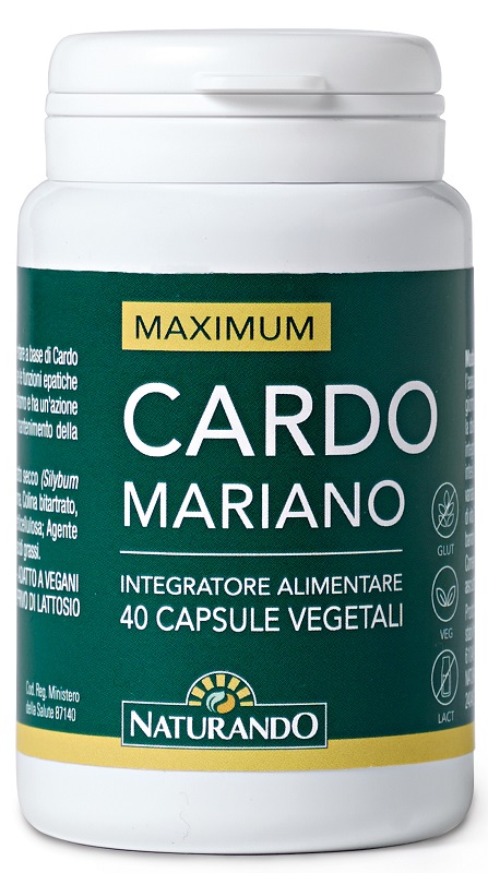 MAXIMUM CARDO MARIANO 40 CAPSULE - farmachicca