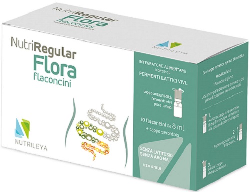 NUTRIREGULAR FLORA 10 FLACONCINI 8 ML - farmachicca