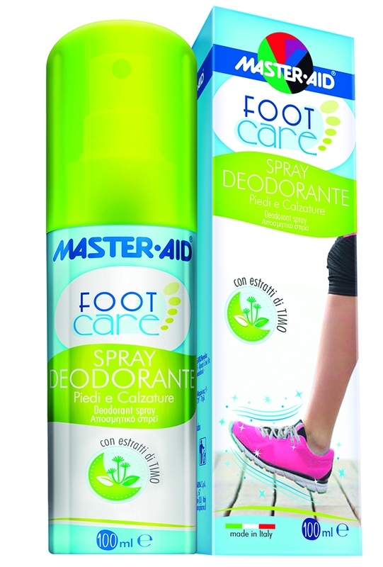 MASTER-AID FOOT CARE SPRAY DEODORANTE 100 ML - farmachicca