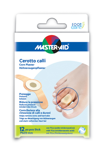MASTER-AID CEROTTO CALLIFUGO FOOT CARE 71X22 MM 12 PEZZI - farmachicca