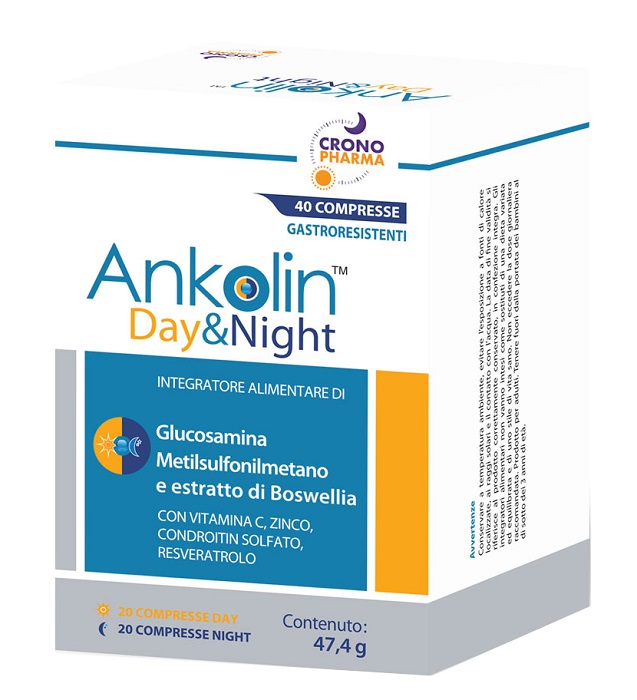 ANKOLIN DAY & NIGHT 40 COMPRESSE - farmachicca