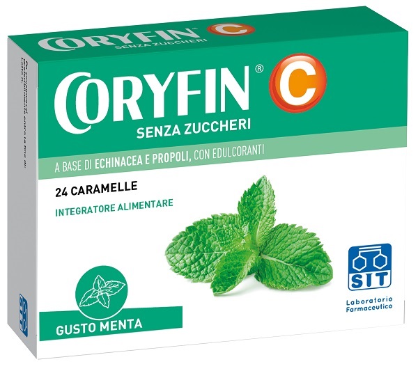 CORYFIN C SENZA ZUCCHERO MENTOLO 48 G - farmachicca