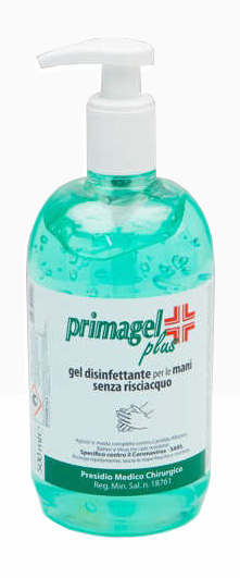 GEL DISINFETTANTE PRONTA ALL'USO PER LA DISINFEZIONE DELLE MANI E DELLA CUTE PRIMAGEL PLUS 500ML - farmachicca