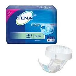 PANNOLONE A CINTURA PER INCONTINENZA TENA FLEX SUPER SMALL 30 PEZZI - farmachicca