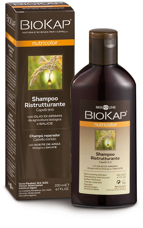 BIOKAP NUTRICOLOR SHAMPOO RISTRUTTURANTE 200 ML - farmachicca