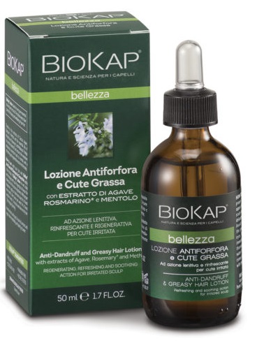 BIOKAP LOZIONE ANTIFORFORA E CUTE GRASSA 50 ML - farmachicca