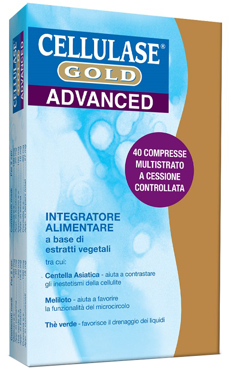 CELLULASE GOLD ADVANCE 40 CAPSULE - farmachicca