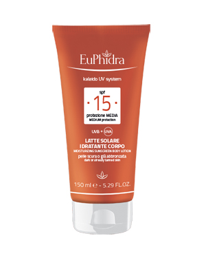 EUPHIDRA KALEIDO UV SYSTEM LATTE SOLARE CORPO 15 - farmachicca