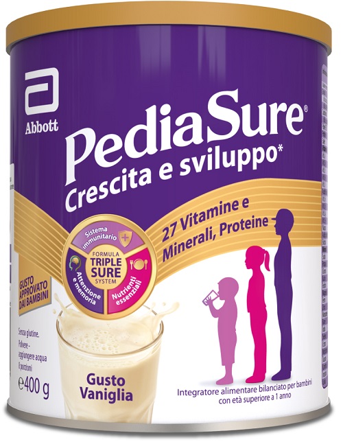PEDIASURE CRESCITA&SVILUPPO VANIGLIA 400 G - farmachicca