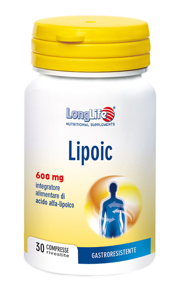 LONGLIFE LIPOIC 600 MG 30 COMPRESSE RIVESTITE DA 870 MG - farmachicca