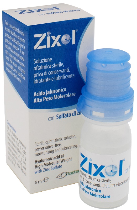 SOLUZIONE OFTALMICA ZIXOL PLURIDOSE 8 ML - farmachicca