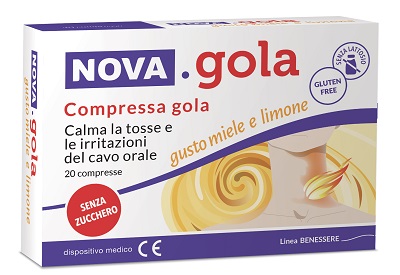 NOVA GOLA LIMONE/MIELE 20 COMPRESSE - farmachicca