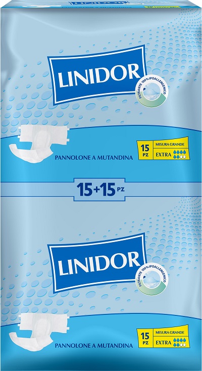 PANNOLONE PER INCONTINENZA A MUTANDINA LINIDOR MG 30 PEZZI - farmachicca