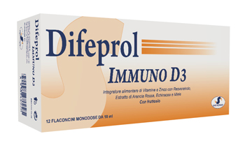 DIFEPROL IMMUNO D3 12 FLACONCINI DA 10 ML - farmachicca