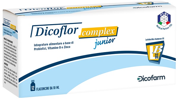 DICOFLOR COMPLEX JUNIOR 12 FLACONI DA 10 ML - farmachicca