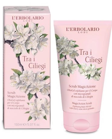 TRA I CILIEGI SCRUB MAGICAZIONE OLIOGEL ESFOLIANTE CORPO 150 ML - farmachicca
