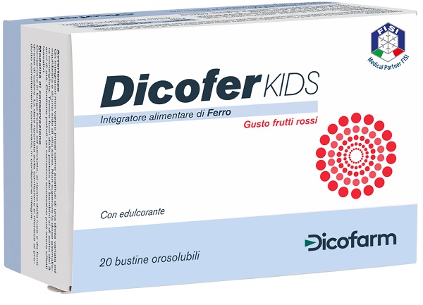 DICOFER KIDS 20 BUSTINE OROSOLUBILI - farmachicca