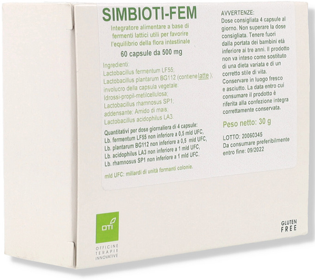 SIMBIOTI FEM 60 CAPSULE - farmachicca