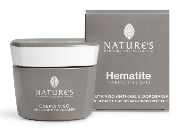 NATURES HEMATITE CREMA VISO ANTIAGE DOPOBARBA - farmachicca