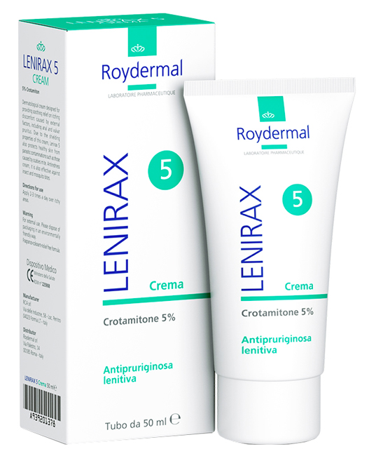CREMA DERMATOLOGICA AL CROTAMITONE 5 % LENIRAX 5 50ML - farmachicca