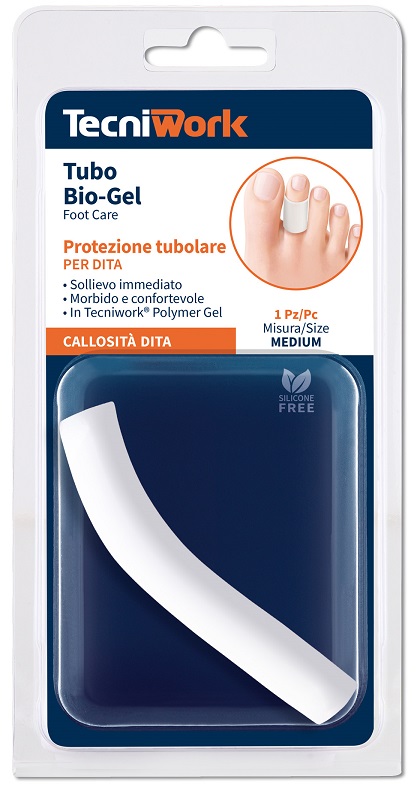 BIOGEL FASCETTA TUBOLARE GEL DITA PIEDI MEDIUM 1 PEZZO - farmachicca