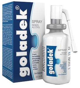 GOLADEK SPRAY NO ALCOOL 25 ML - farmachicca
