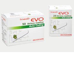 STRISCE MISURAZIONE GLICEMIA LINEA D EVO 25 PEZZI - farmachicca