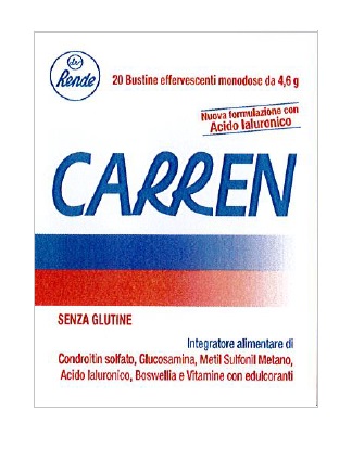 CARREN 20 BUSTINE EFFERVESCENTI MONODOSE DA 4,6 G L'UNA - farmachicca