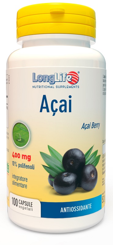 LONGLIFE ACAI 100 CAPSULE - farmachicca