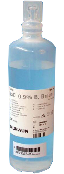SOLUZIONE FISIOLOGICA 0,9% SODIO CLORURO 500 ML NON INIETTABILE - farmachicca