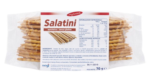MY SNACK SALATINI 70 G - farmachicca