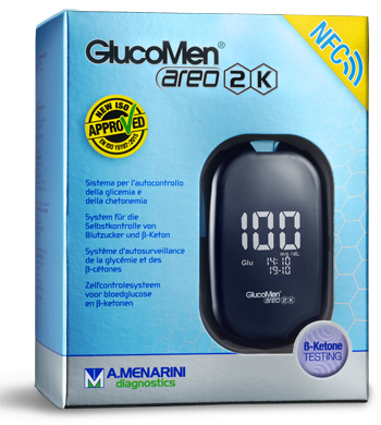 STRUMENTO GLUCOMEN AREO 2K METER SET PER MONITORAGGIO DIABETE - farmachicca