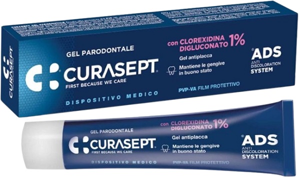 CURASEPT ADS GEL PARODONTALE CLOREXIDINA DIGLUCONATO 1% 30 ML - farmachicca