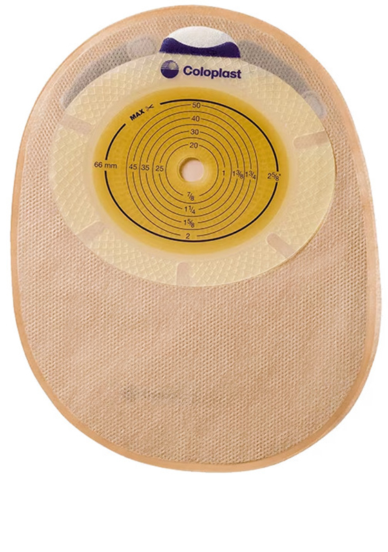 SACCA PER COLOSTOMIA CHIUSA CONVEX LIGHT RICOPERTA IN TNT FORO RITAGLIABILE 15/43 MIDI CAPACITA' 500ML 10 PEZZI - farmachicca