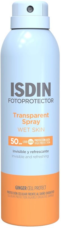 TRANSPARENT SPRAY WET SKIN SPF50 250 ML - farmachicca