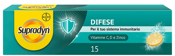 SUPRADYN DIFESE 15 COMPRESSE EFFERVESCENTI - farmachicca