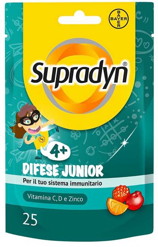 SUPRADYN DIFESE JUNIOR 25 CARAMELLE GOMMOSE - farmachicca