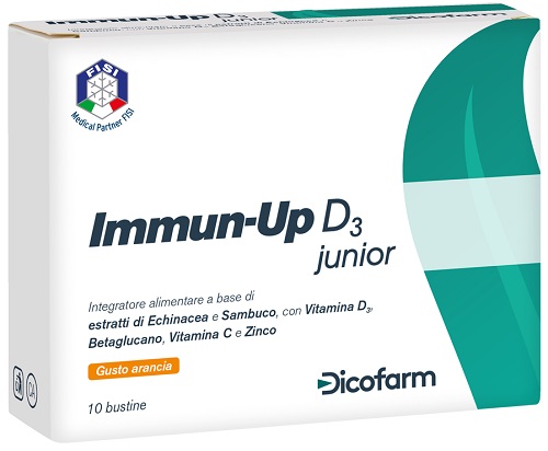 IMMUN UP D3 JUNIOR 10 BUSTINE DA 3 G - farmachicca