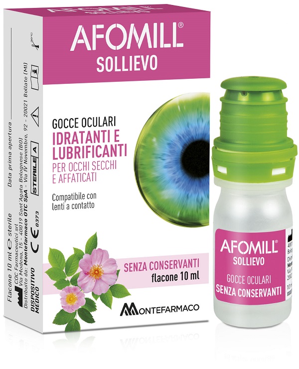 AFOMILL SOLLIEVO GOCCE OCULARI SOLLIEVO OCCHI 10 ML - farmachicca