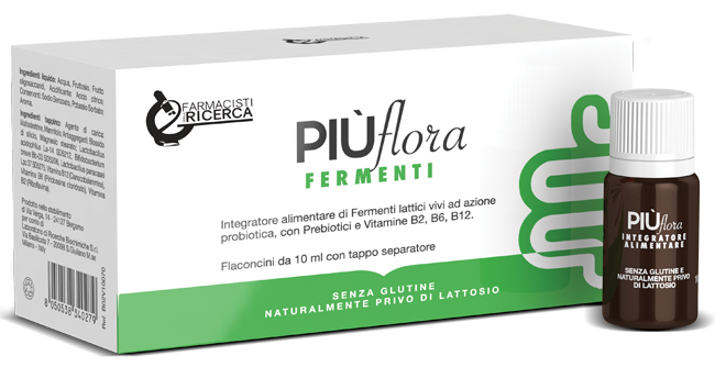 FPR PIU' FLORA 10 FLACONCINO - farmachicca